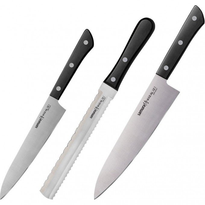 Набор из 3-х ножей SAMURA HARAKIRI SHR-0230B SHR-0230B/K Набор из 3-х ножей SAMURA HARAKIRI SHR-0230B SHR-0230B/K