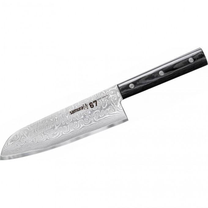 Шеф нож Сантоку SAMURA 67 DAMASCUS SD67-0094M SD67-0094M/K Шеф нож Сантоку SAMURA 67 DAMASCUS SD67-0094M SD67-0094M/K